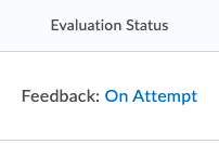 Evaluation Status Column